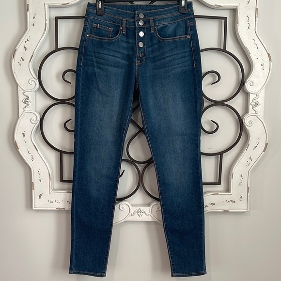 US POLO ASSOC. BUTTON FLY HIGH RISE JEGGING JEANS SIZE 9/10 - Picture 1 of 12
